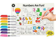 Colour in Placement Numbers Are Fun