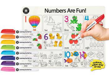 Colour in Placement Numbers Are Fun