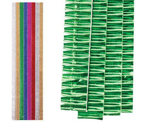 Corrugated Strips Metallic - Assorted Pack of 10