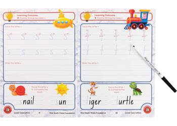 Lower Case NSW Foundation Hand Writing Script (NSW & ACT)