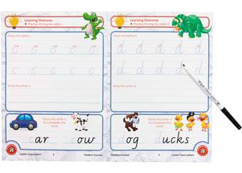 Lowercase Victorian Modern Cursive (VIC & WA)