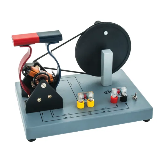 AC DC Motor Generator Demo - view 2