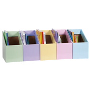 Book Box (Pack 5) - Mixed Pastel