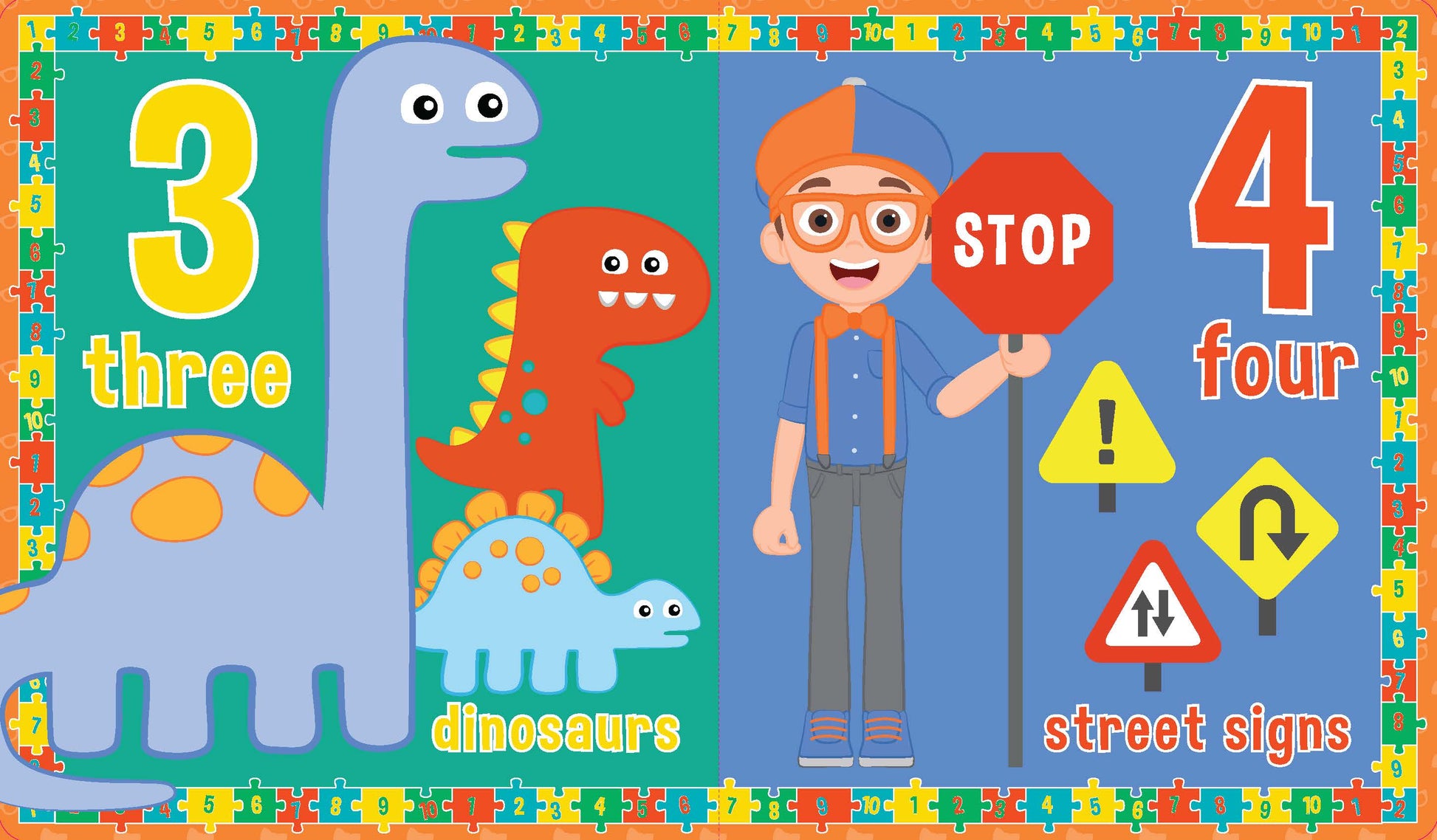 Blippi - Cased Board Book - 123 — inside page 2