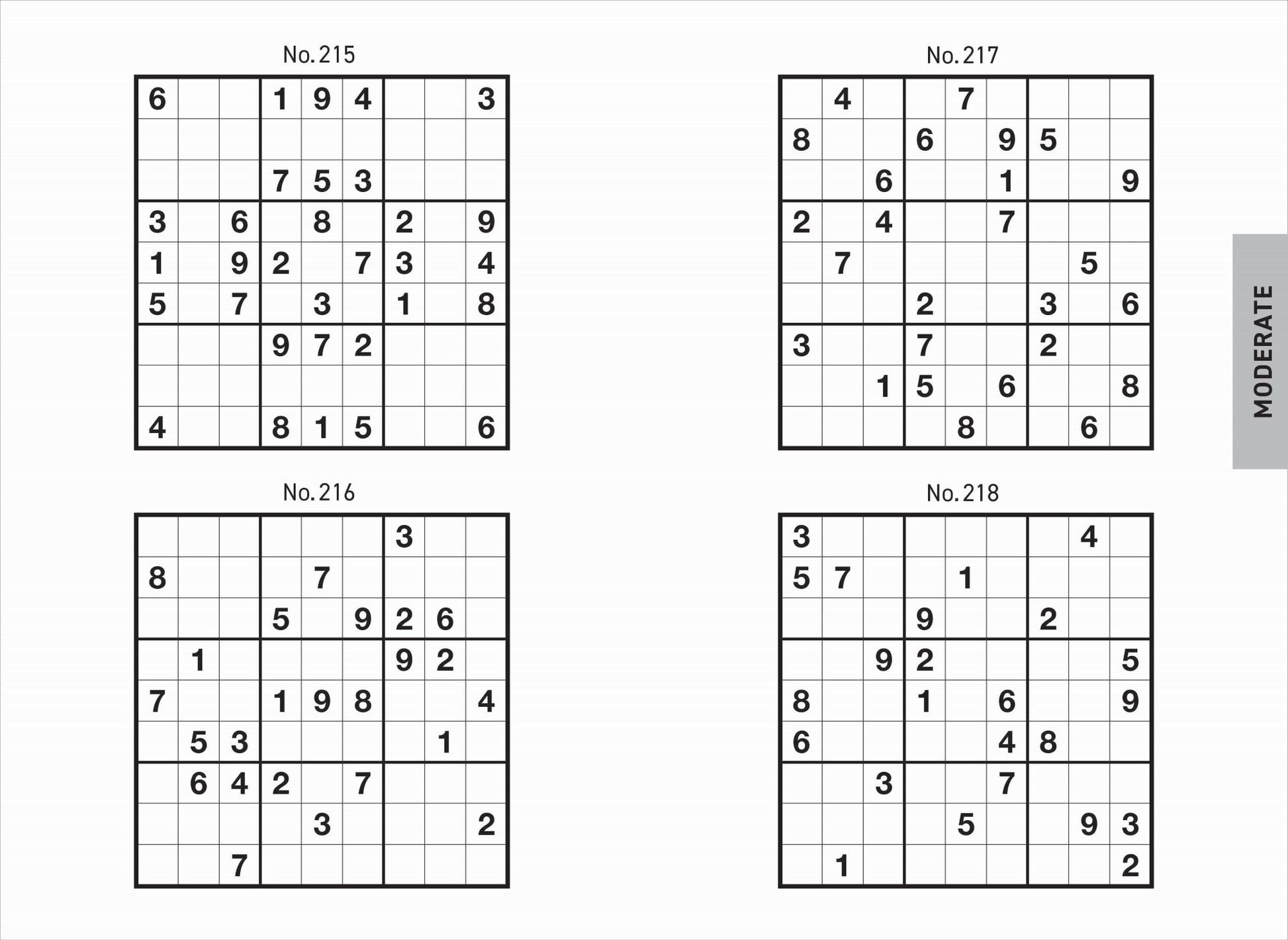 500 Puzzles Book - Sudoku — inside page 1