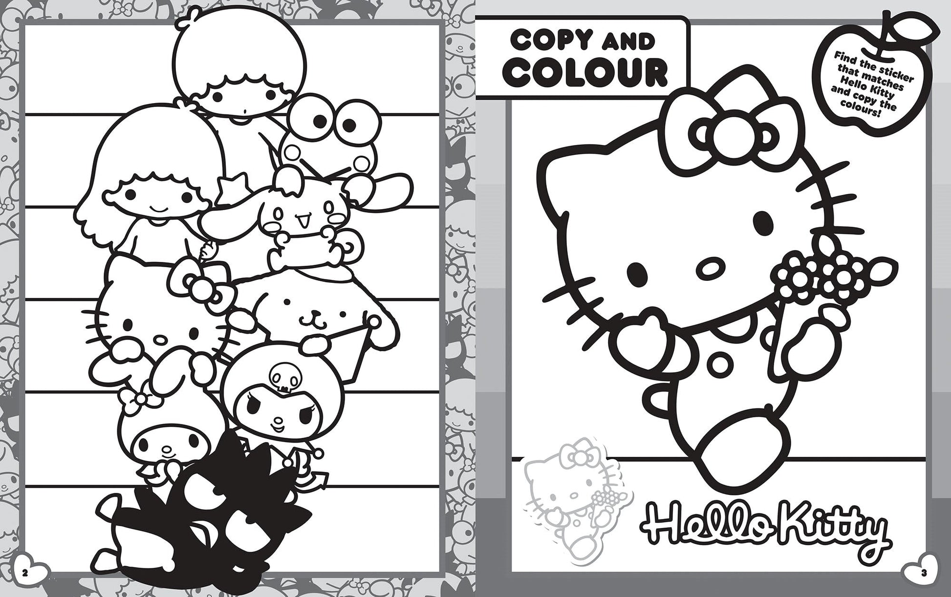 Hello Kitty and Friends - Ultimate Sticker Book — inside page 1