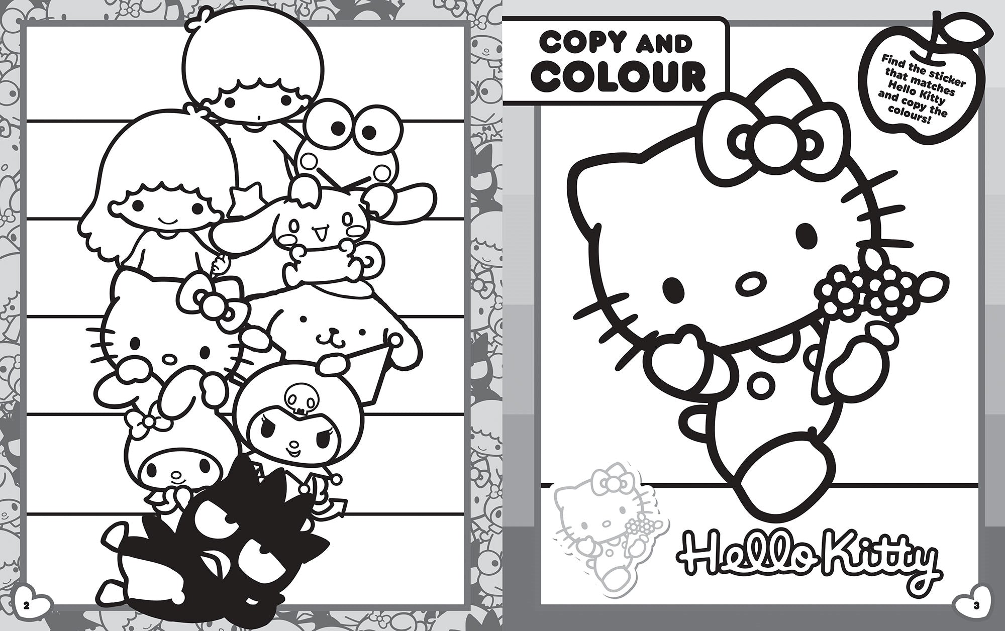 Hello Kitty and Friends - Ultimate Sticker Book — inside page 1