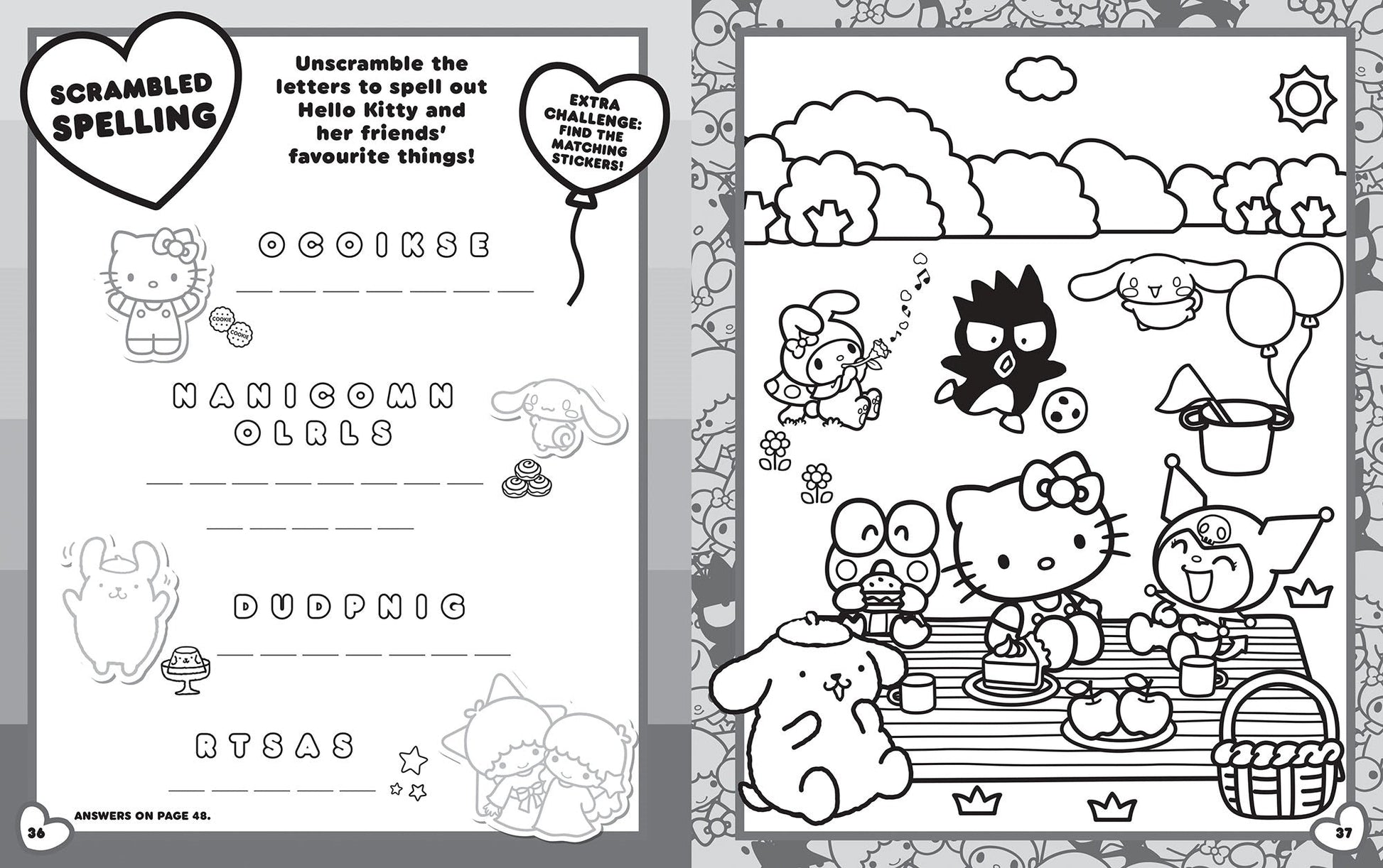 Hello Kitty and Friends - Ultimate Sticker Book — inside page 2