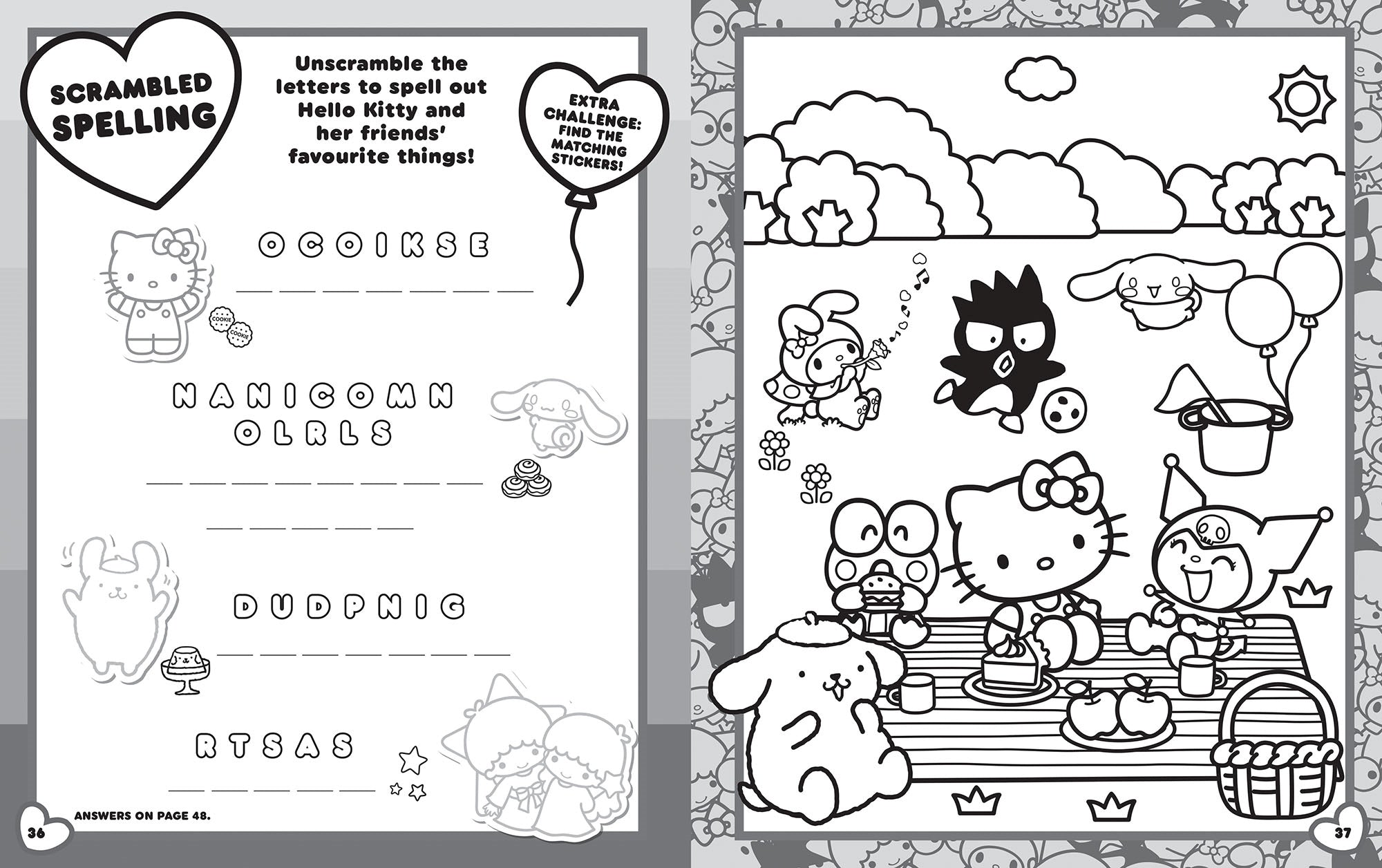 Hello Kitty and Friends - Ultimate Sticker Book — inside page 2