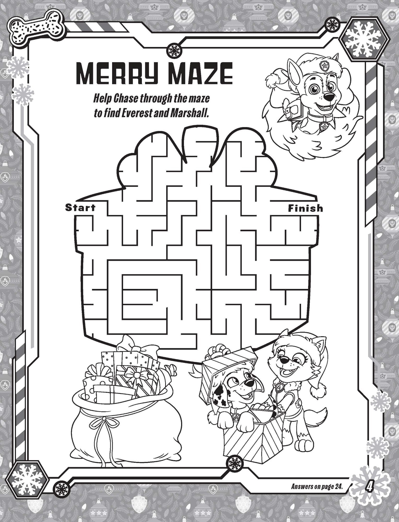 PAW Patrol - Activity Kit - Christmas — inside page 3