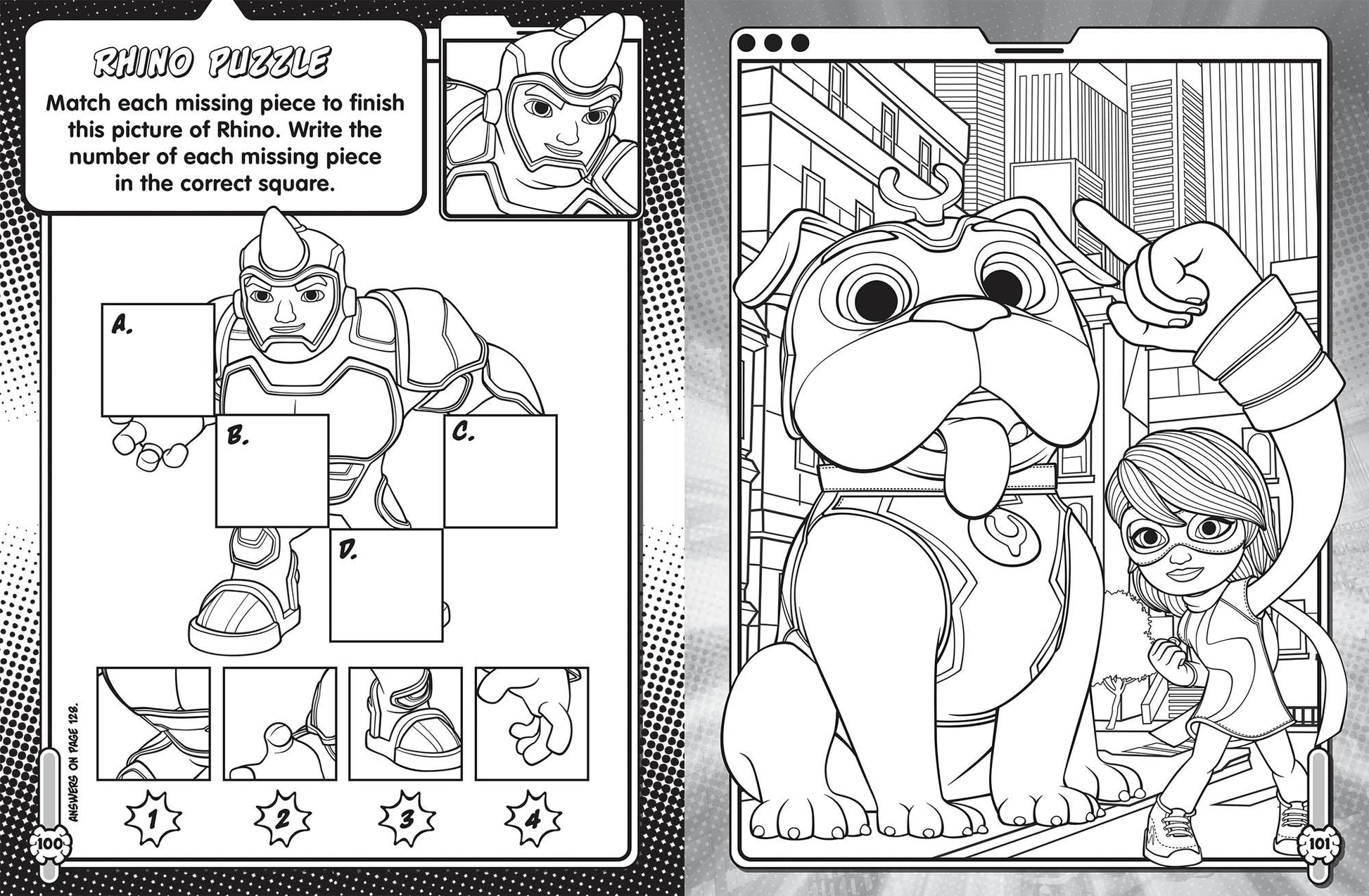 Spidey and His Amazing Friends - Jumbo Colouring Book — inside page 2
