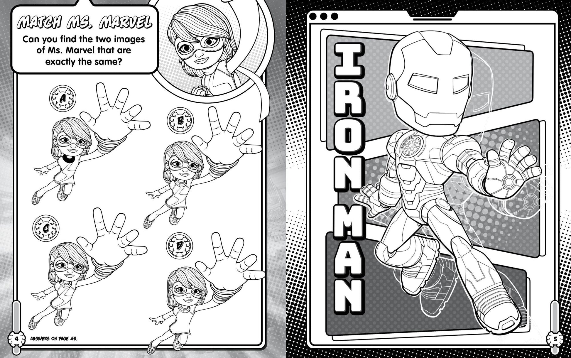 Spidey and His Amazing Friends - Ultimate Sticker Book - Glo w Webs Glow — inside page 1