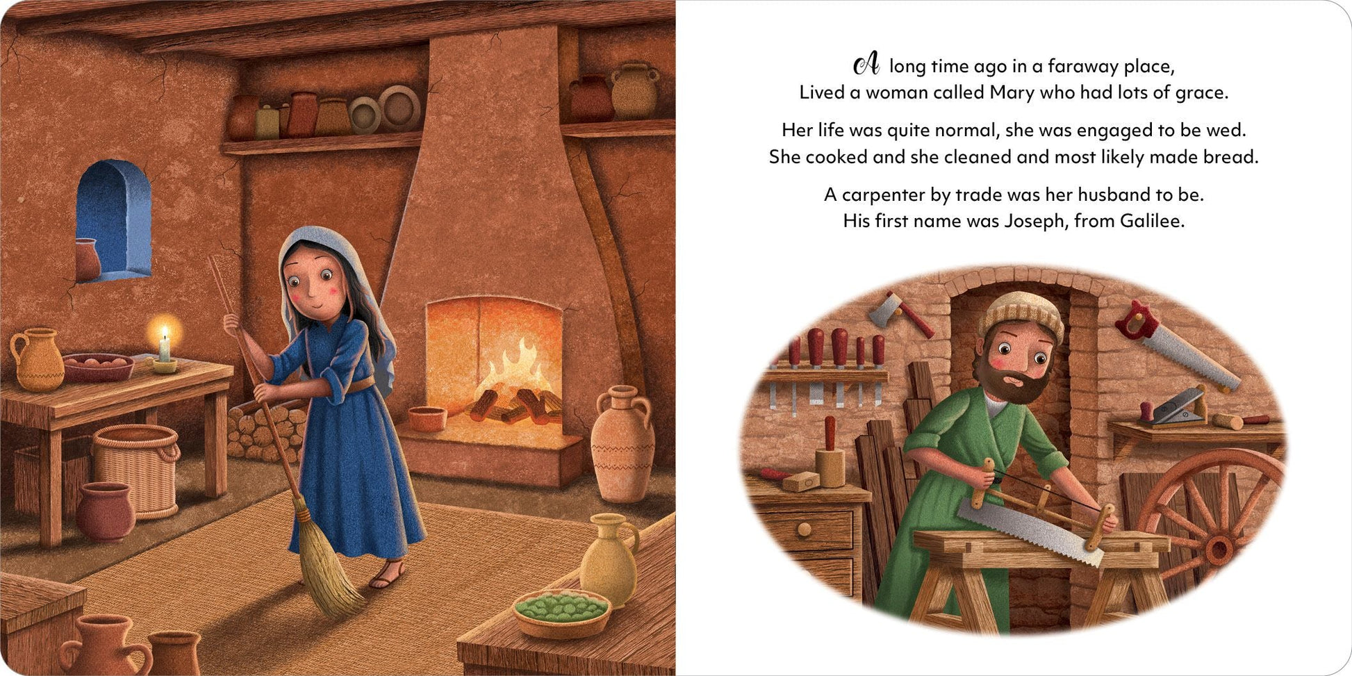 Story Time - Padded Board Book - The Nativity — inside page 3