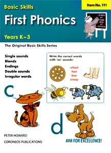 First Phonics Yrs K to 3