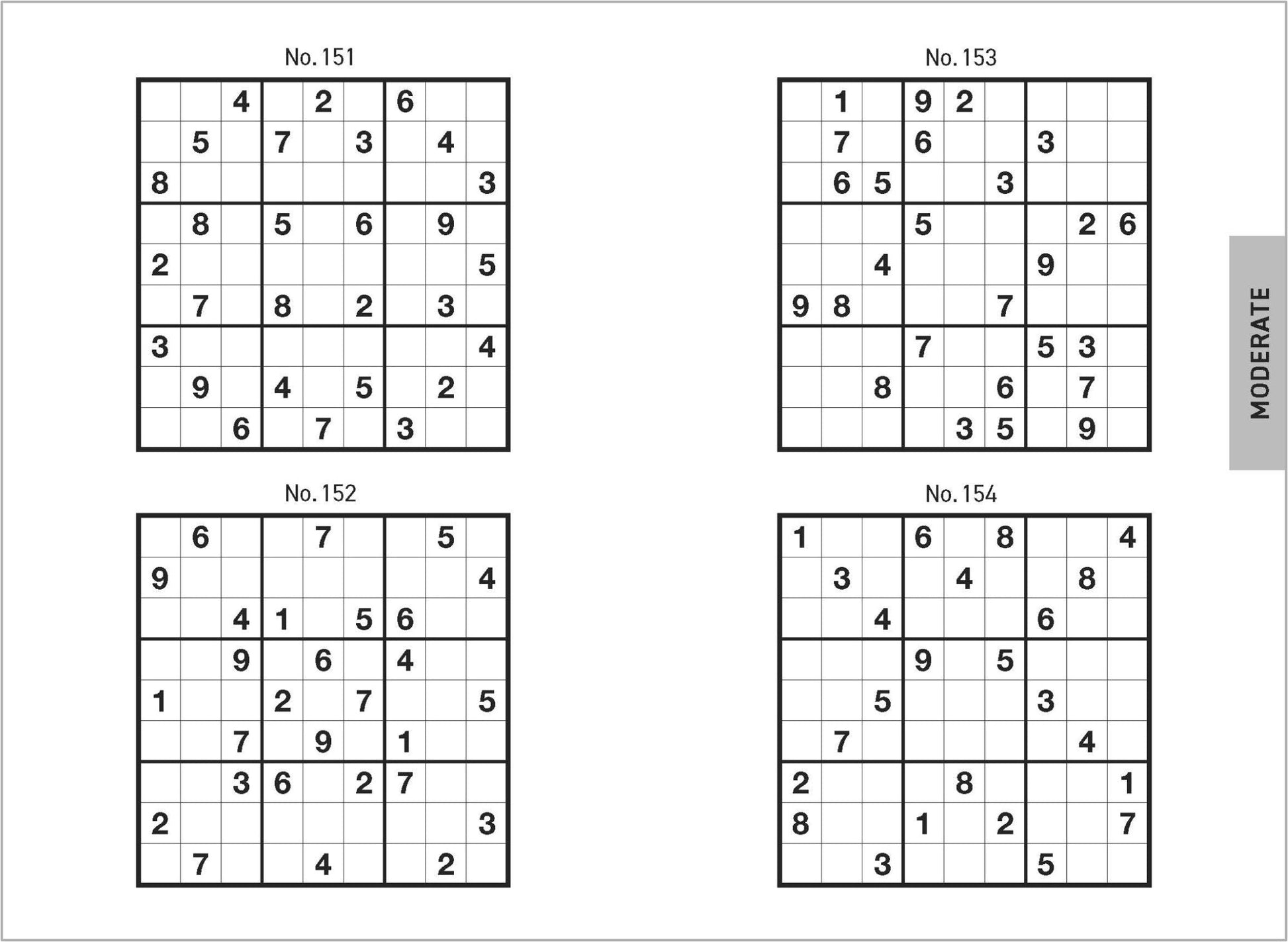 500 Puzzles Book - Sudoku - Blue & Red Geometric — inside page 2