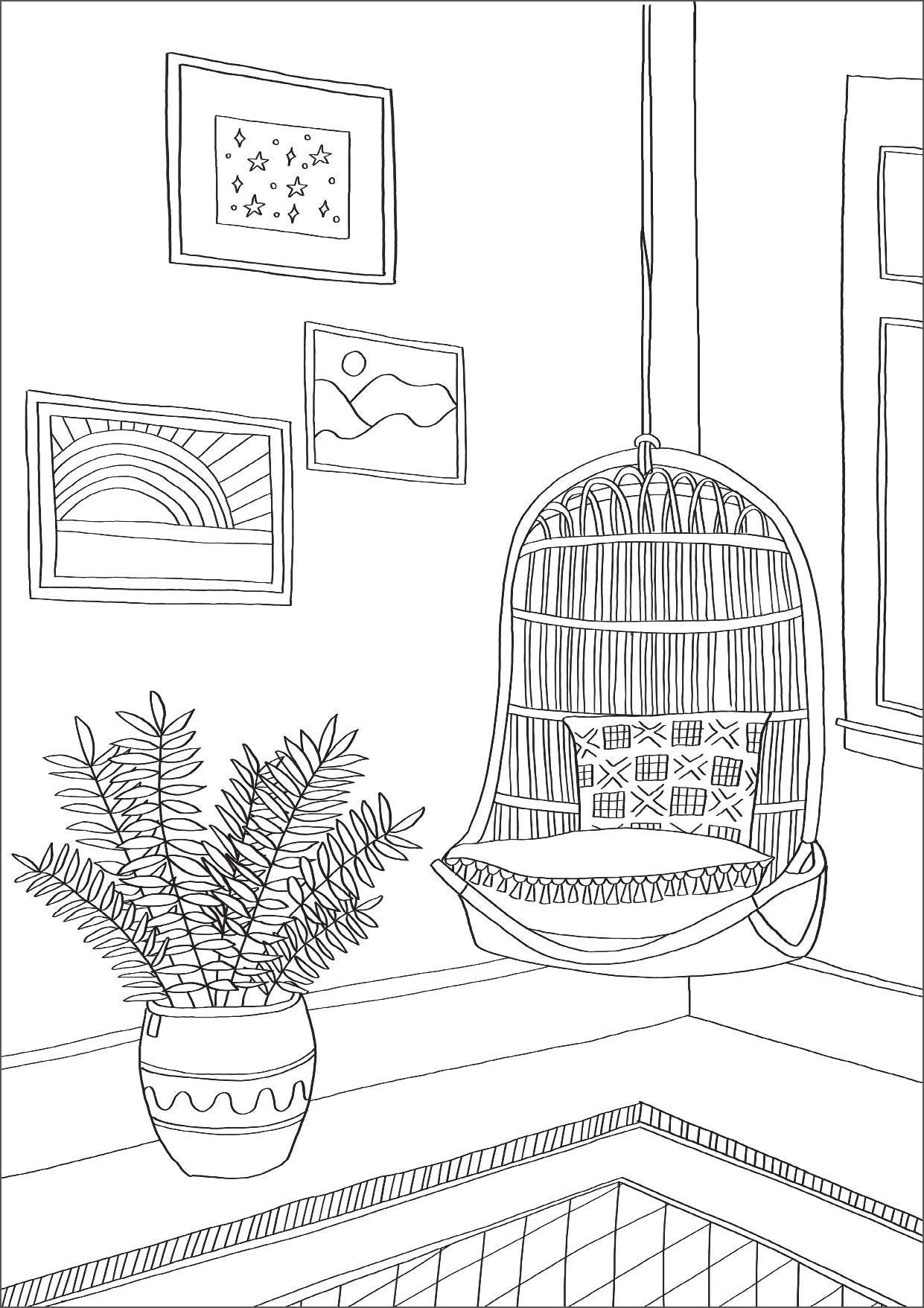 Mindful Colouring - Free Spirit — inside page 3
