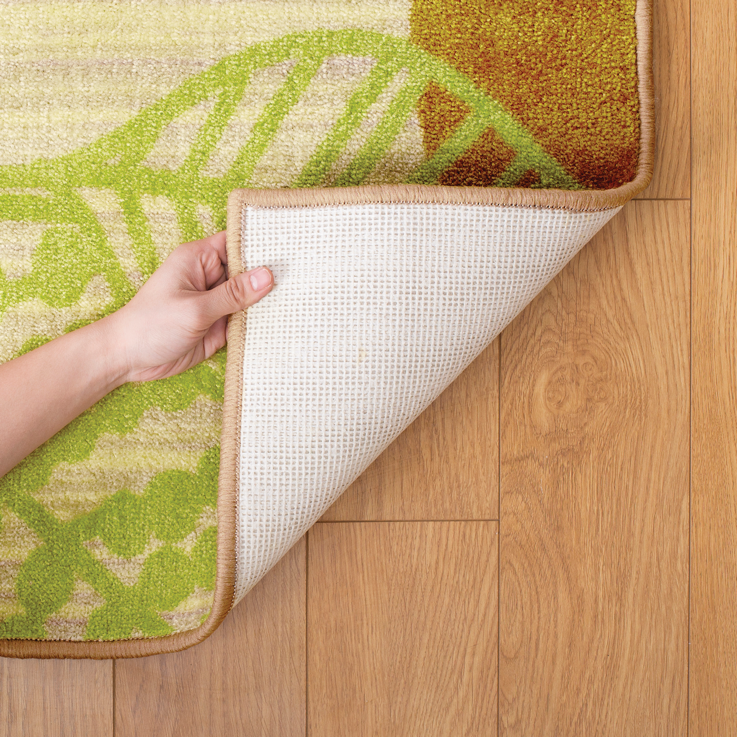 Green Leaf Carpet - 274 x 183cm