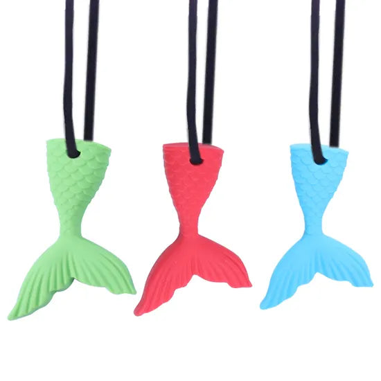 Silicone Chewable Necklaces - Set of 5