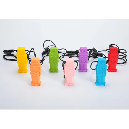 Silicone Chewable Necklaces - Set of 5