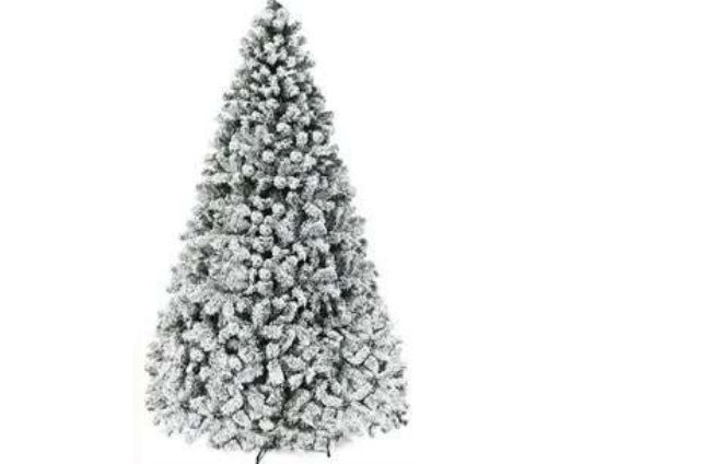 Deluxe Christmas Tree (180cm) - Snowy Pre-Lit