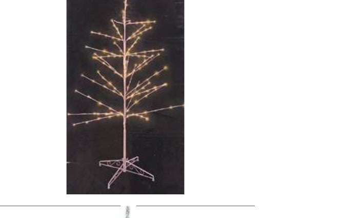 Christmas Trees 150CM Brown Twig Tree with 180 Warm White LED Constant