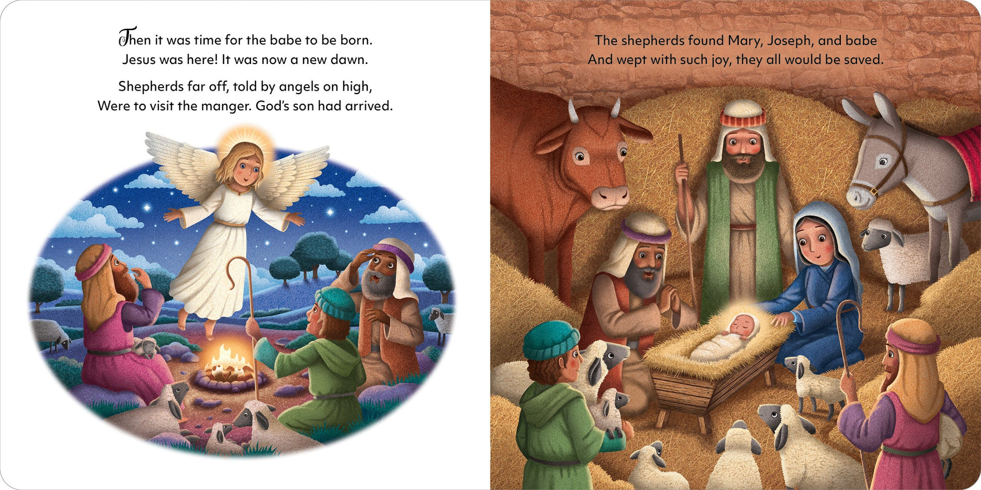 Story Time - Padded Board Book - The Nativity — inside page 8