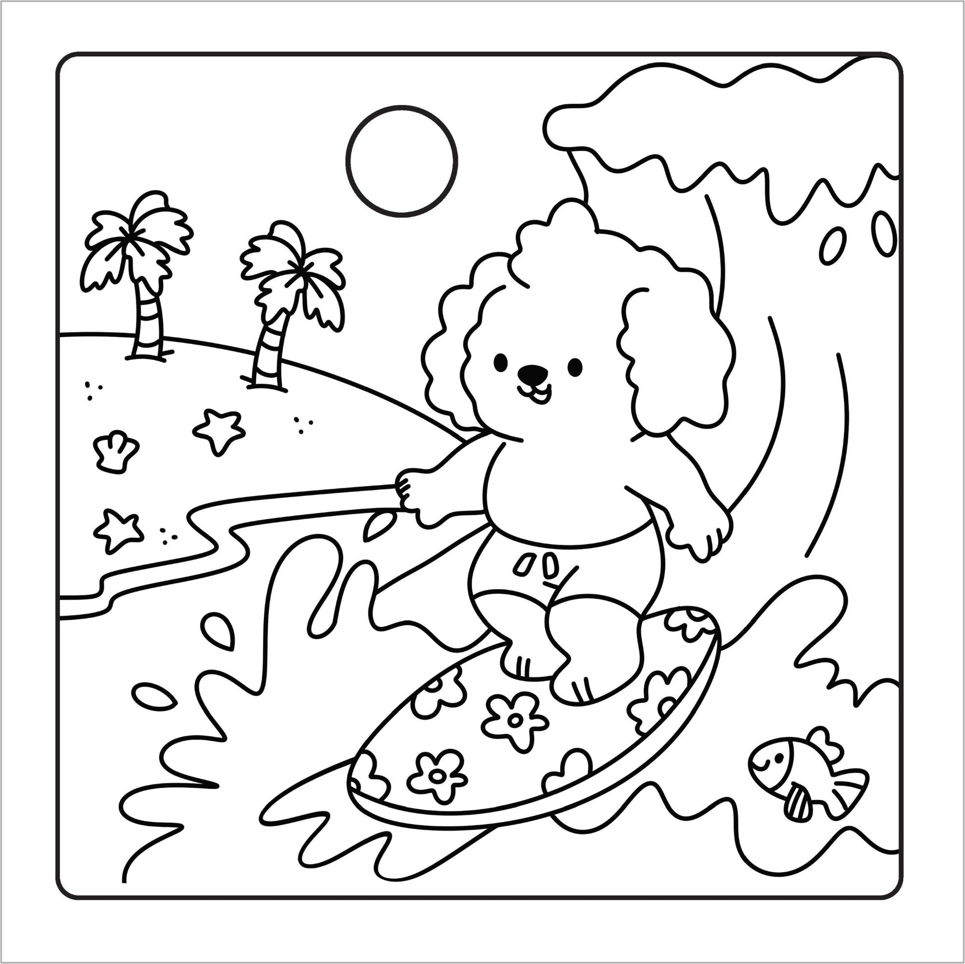Happy Days - Groovy Cuties Cosy Colouring — inside page 4