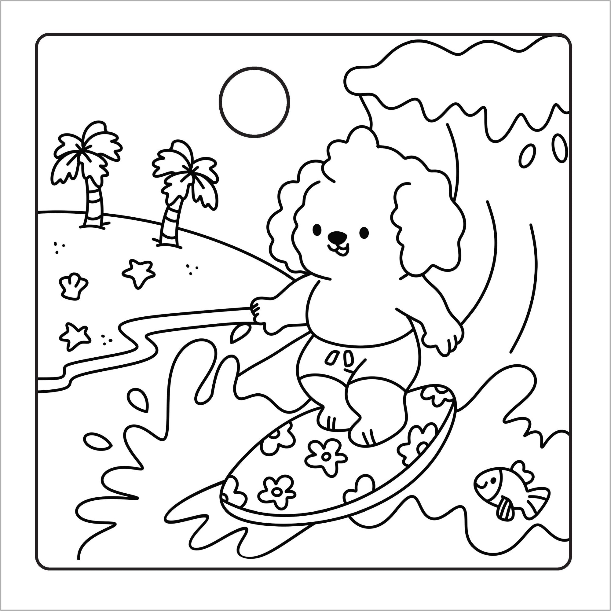 Happy Days - Groovy Cuties Cosy Colouring — inside page 4