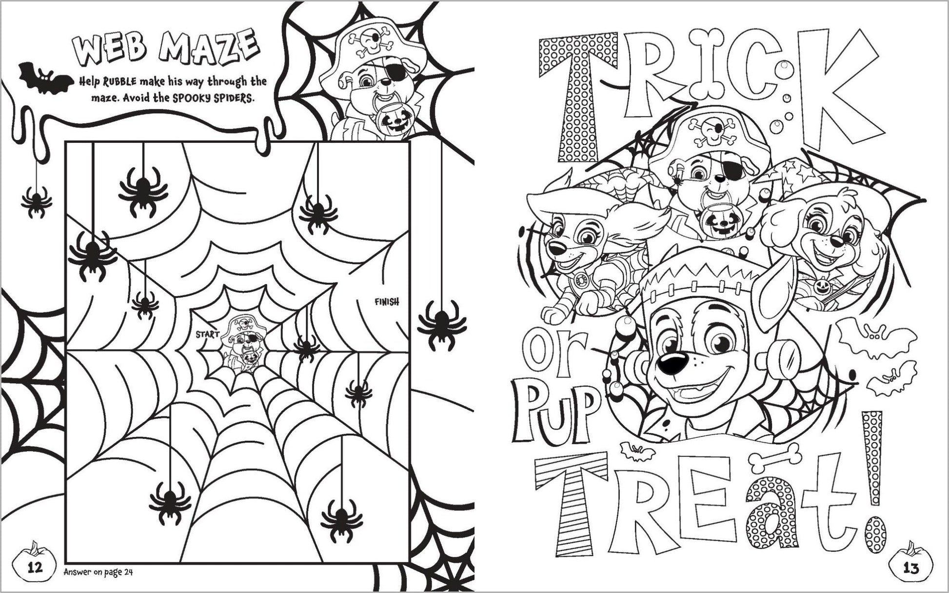 PAW Patrol - Halloween Activity Fun Pack - Trick or Pup Treat! — inside page 5