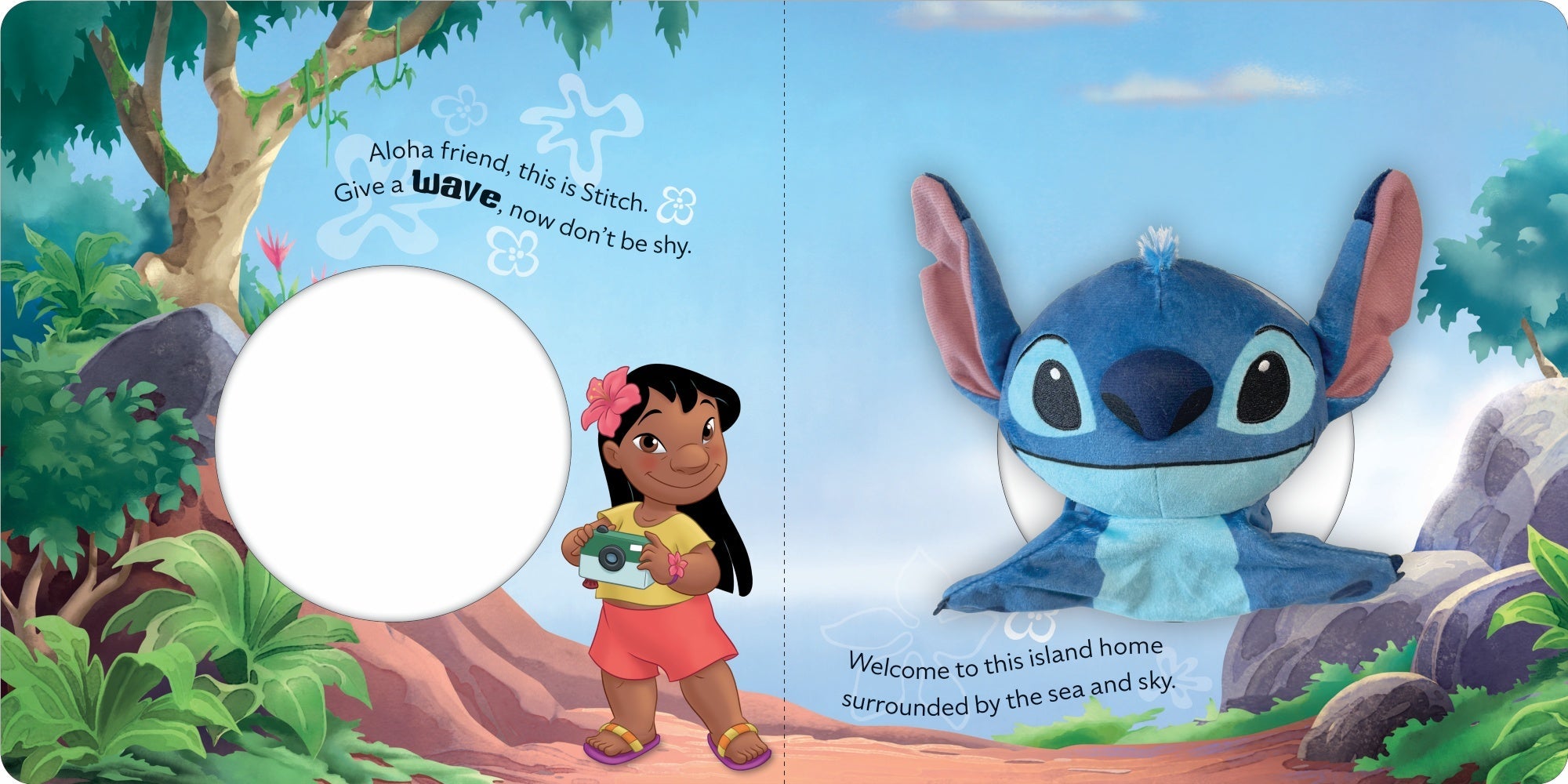 Disney Stitch - Hand Puppet Book — inside page 1