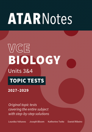 ATAR Notes VCE Biology 3&4 Topic Tests (2027-2029)