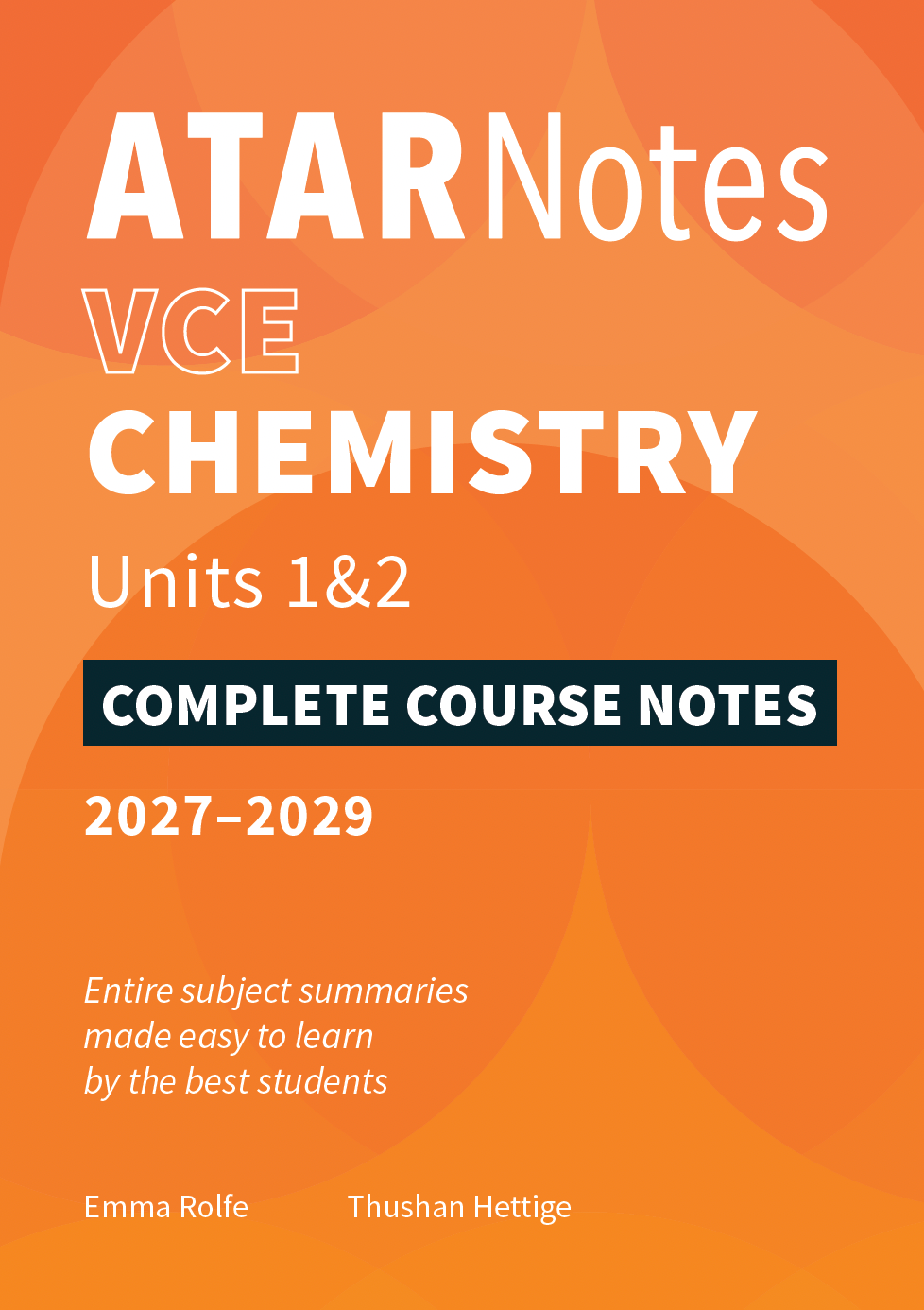 ATAR Notes VCE Chemistry 1&2 Complete Course Notes (2027-2029)