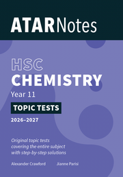ATAR Notes HSC Year 11 Chemistry Topic Tests (2026-2027)