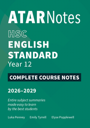 ATAR Notes HSC Year 12 English Standard Complete Course Notes (2026-2029)