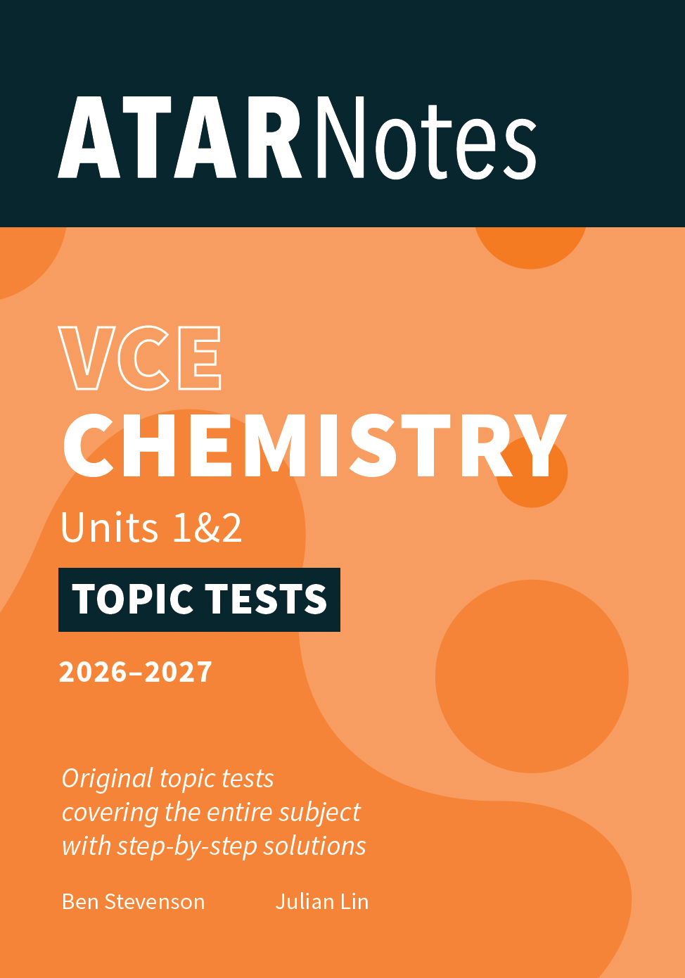 ATAR Notes VCE Chemistry 1&2 Topic Tests (2026-2027)
