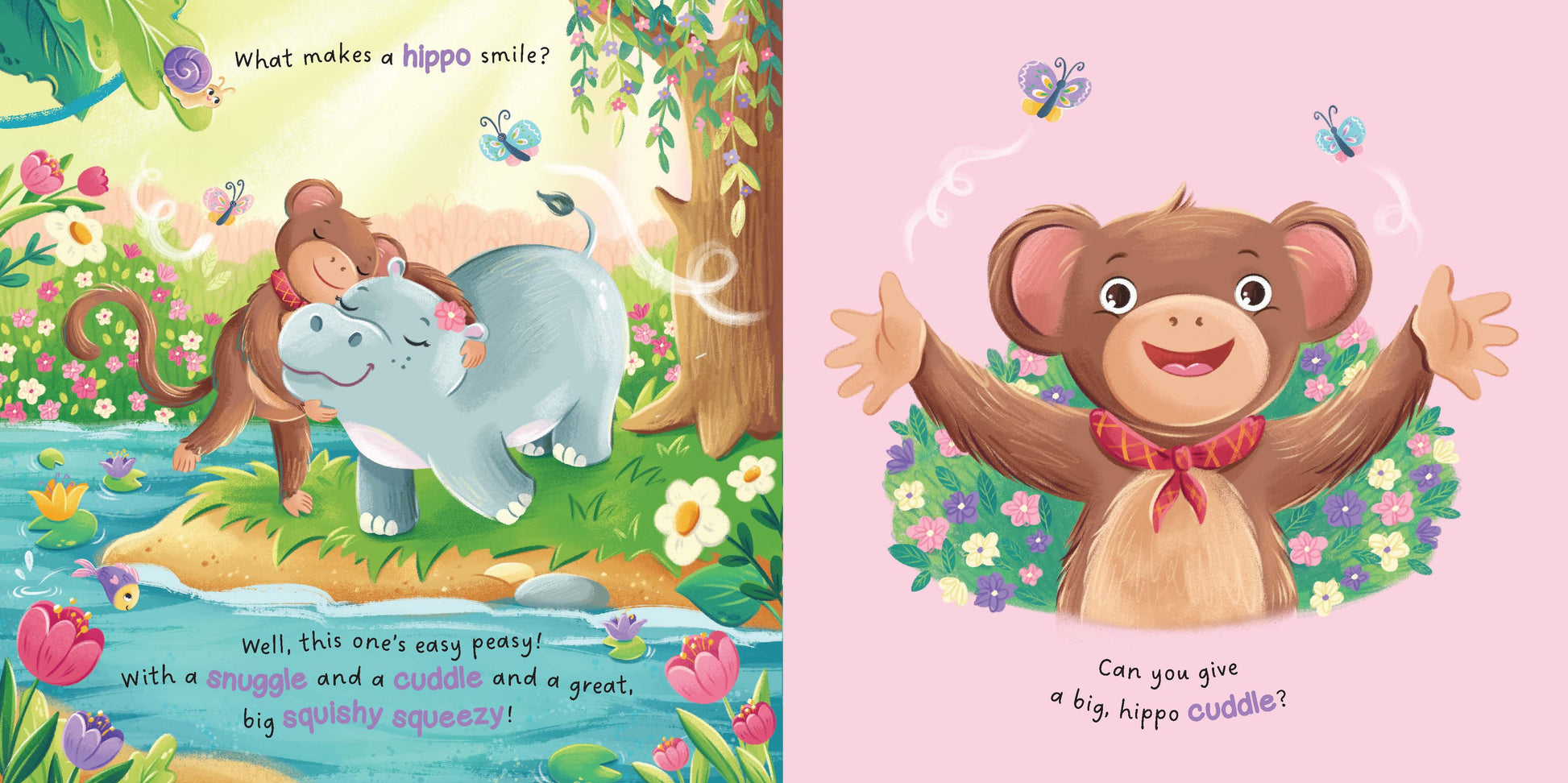 Story Time - Padded Board Book - Make Me Smile — inside page 3