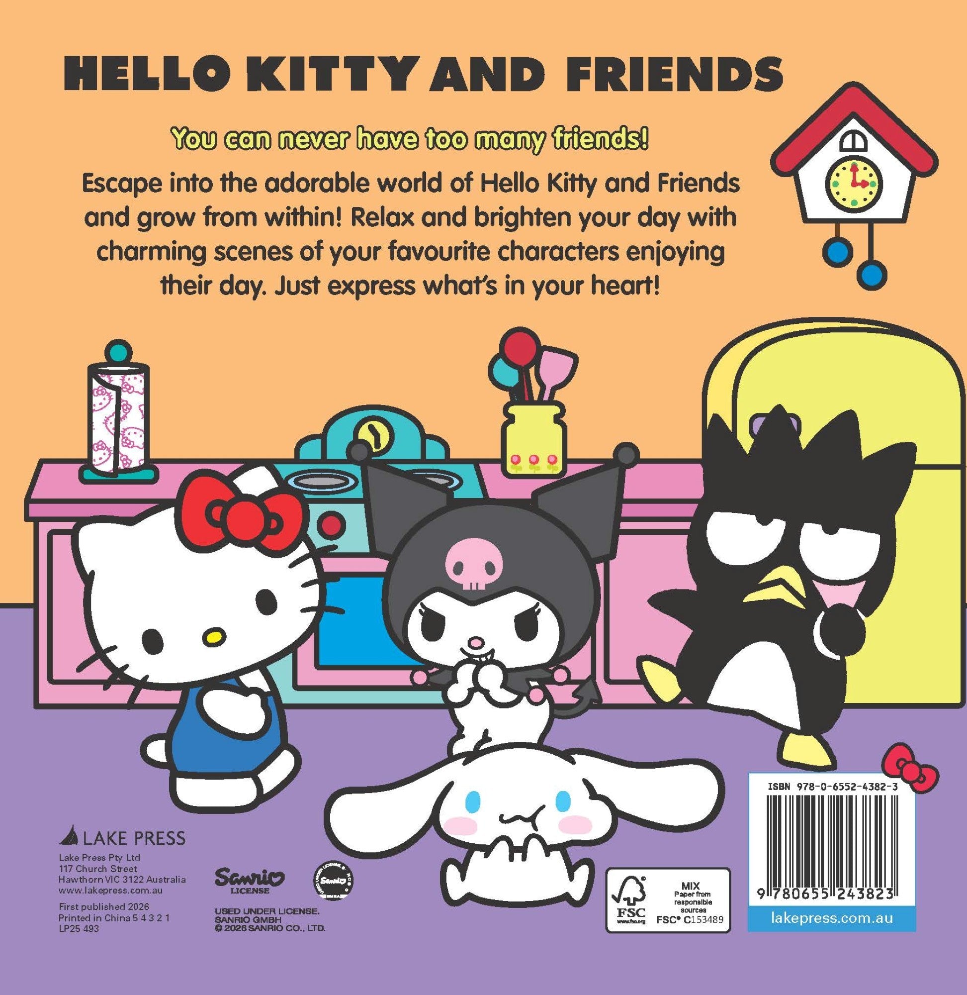 Hello Kitty and Friends - Cosy Colouring Book — inside page 6