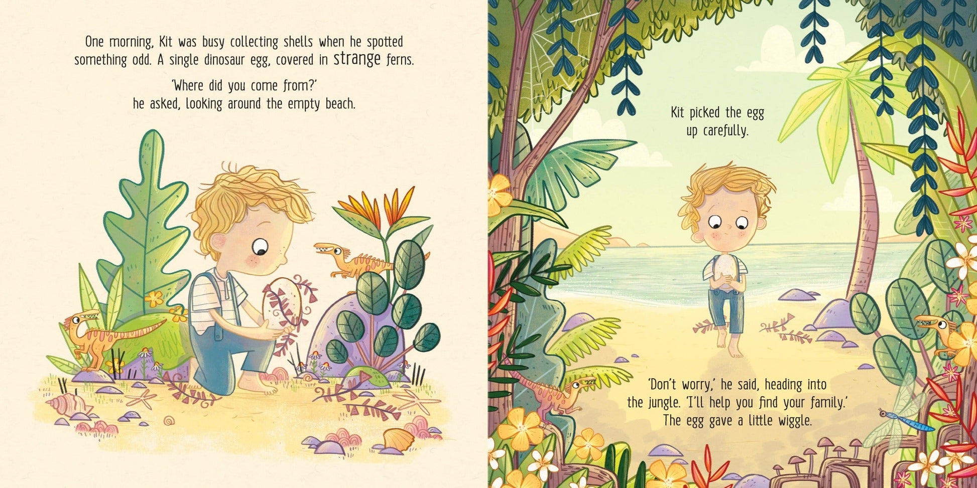 The Lost Dino Egg - Picture Book — inside page 2