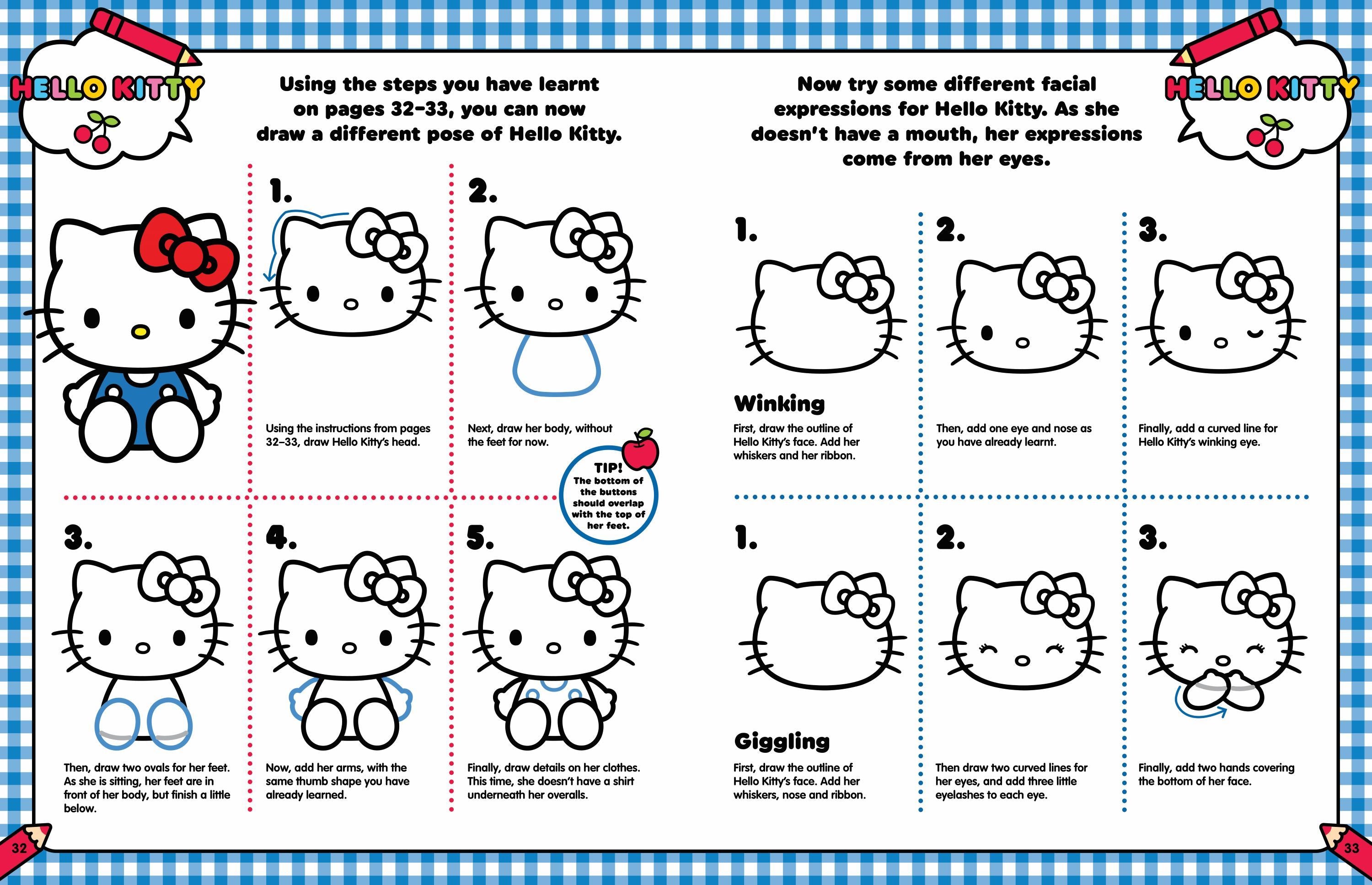 Hello Kitty and Friends - How to Draw — inside page 2