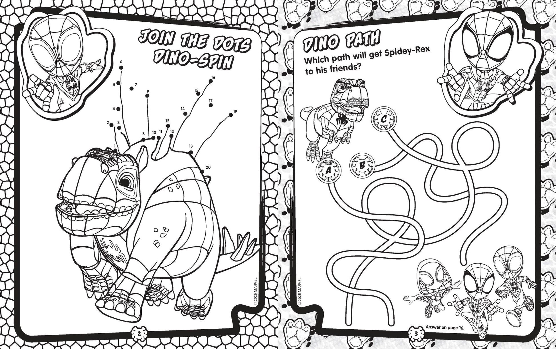 Spidey and His Amazing Friends - Activity Bag — inside page 1