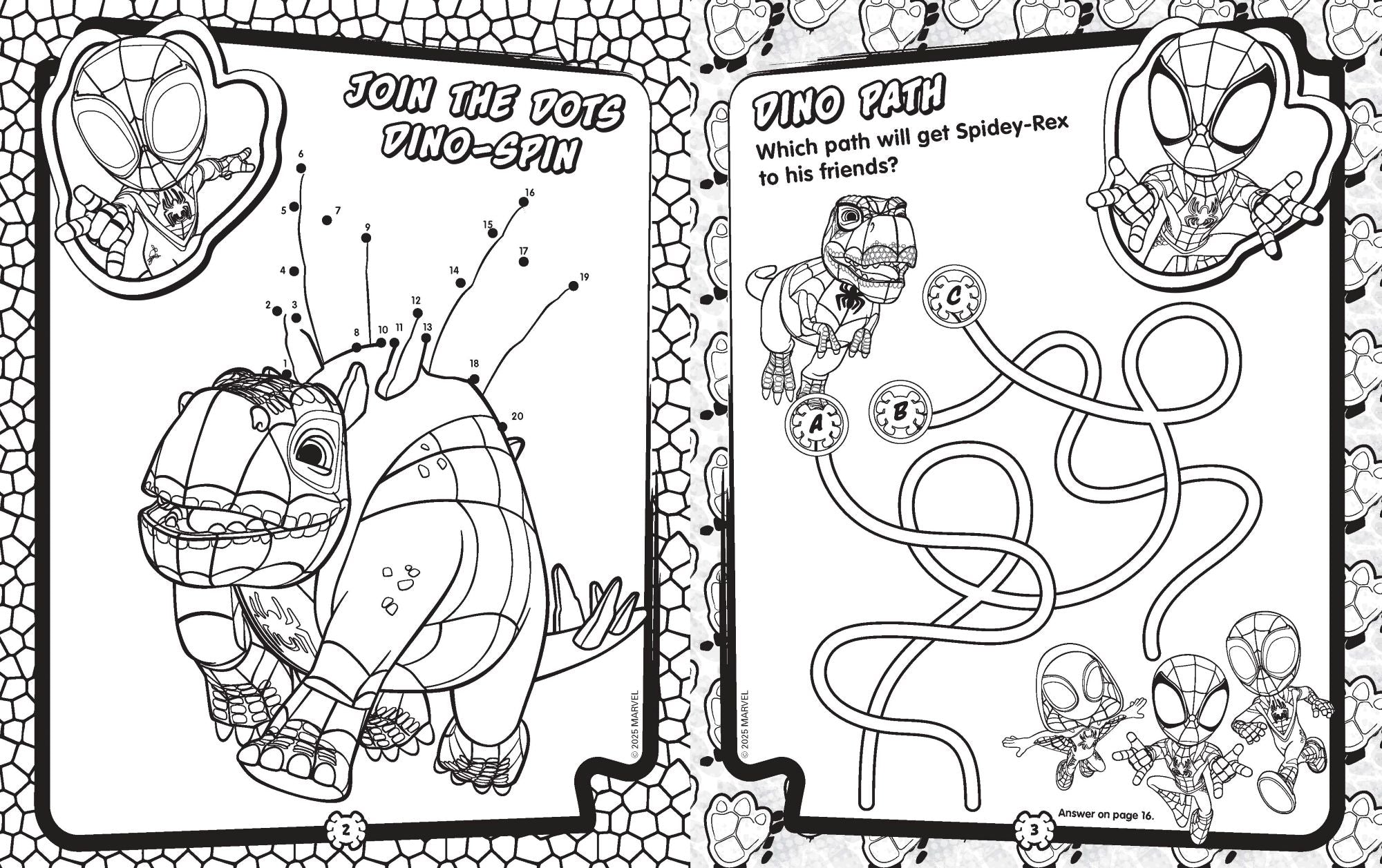 Spidey and His Amazing Friends - Activity Bag — inside page 1