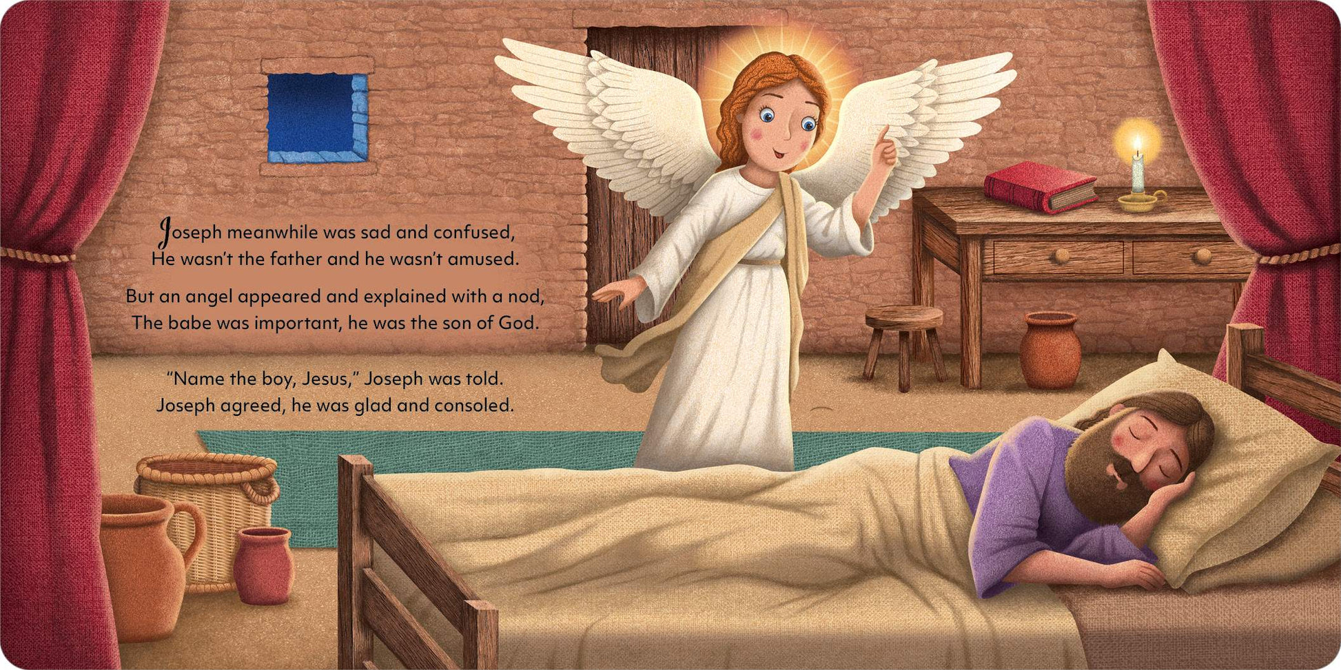 Story Time - Padded Board Book - The Nativity — inside page 6
