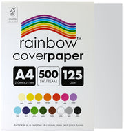 Rainbow Cover Paper (A4) - White (Ream of 500)