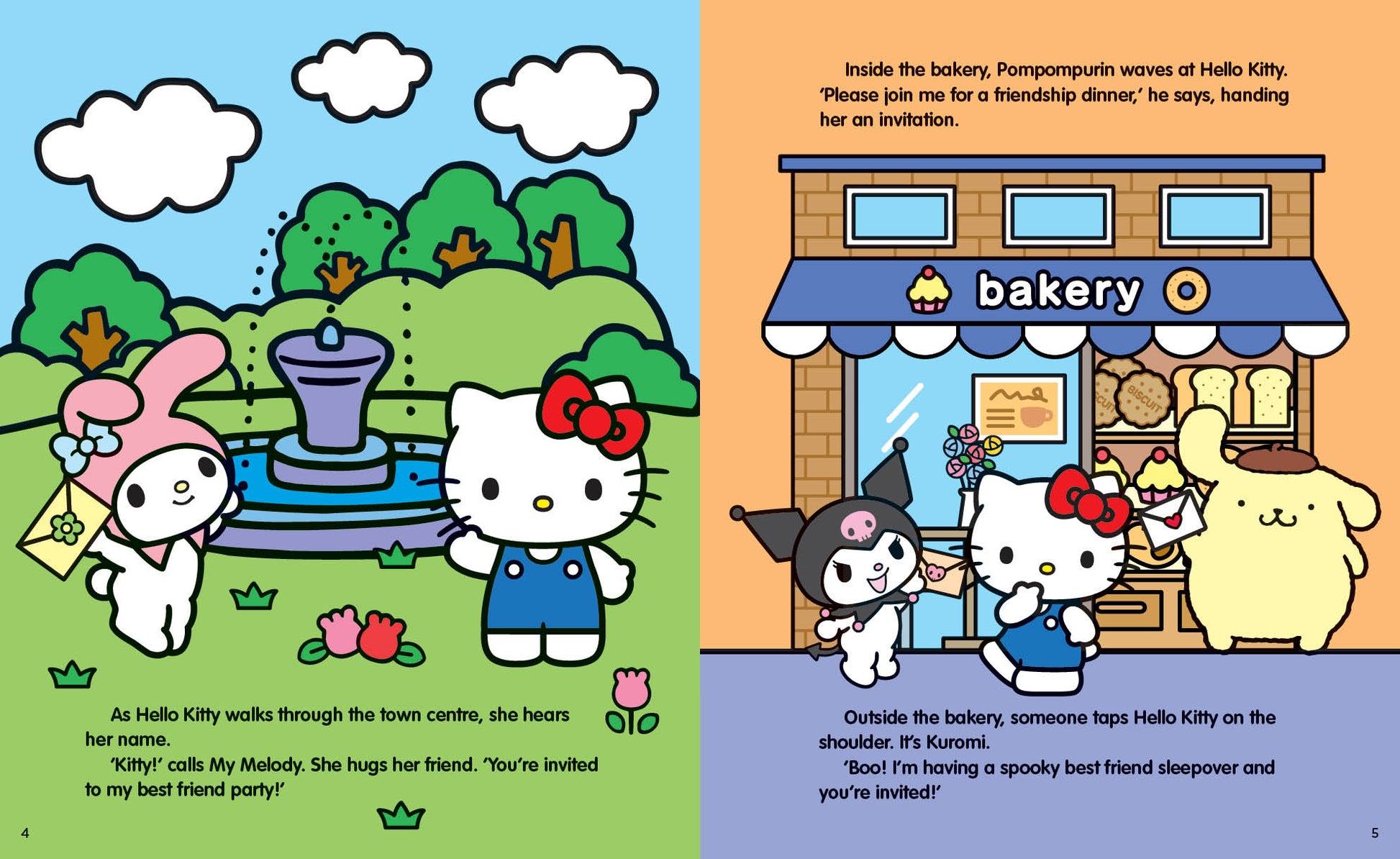 Hello Kitty and Friends - Collect-Me Book - Best Friends' Picnic — inside page 2