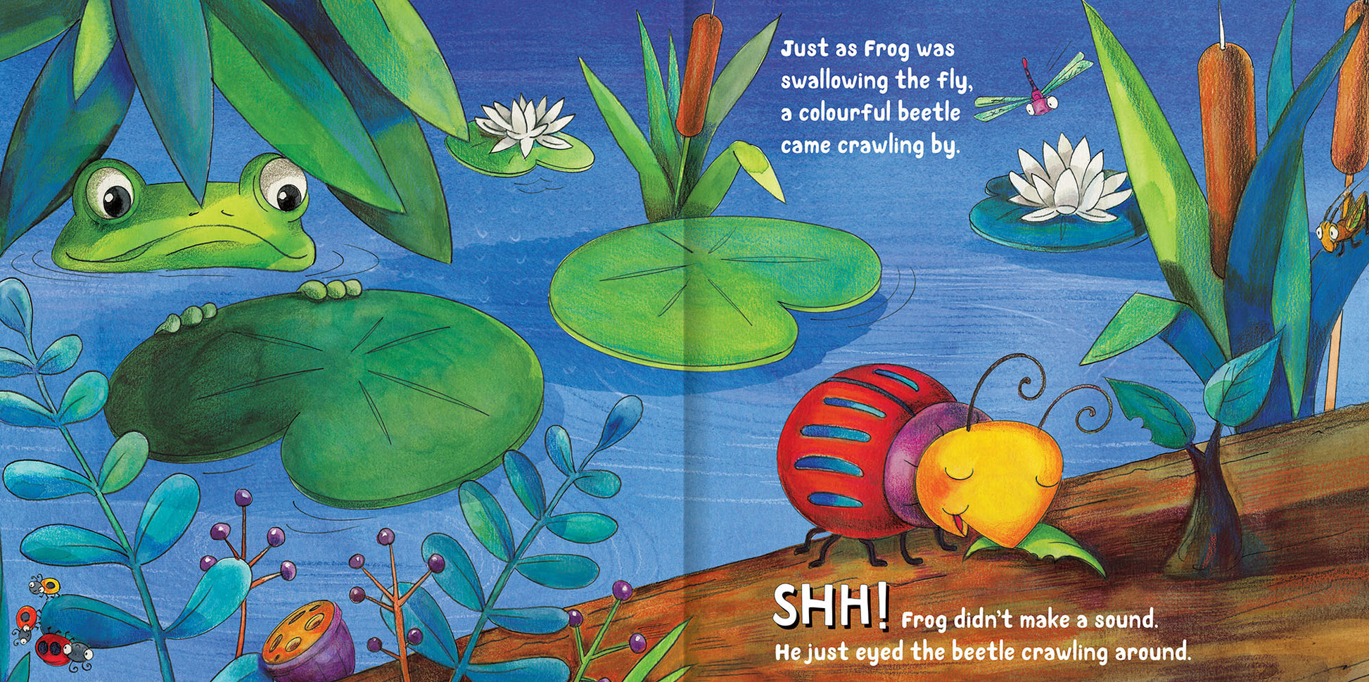 The Icky Sticky Frog — inside page 3
