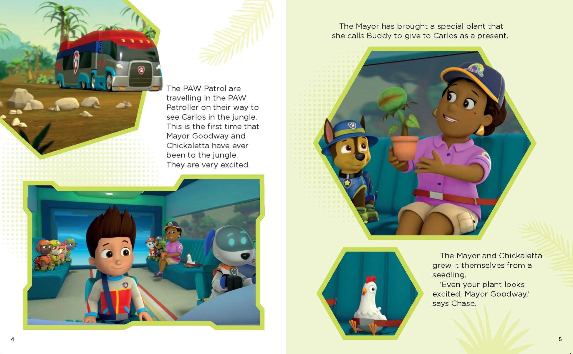 PAW Patrol - Collect-Me Book - Pups Save a Giant Plant — inside page 2