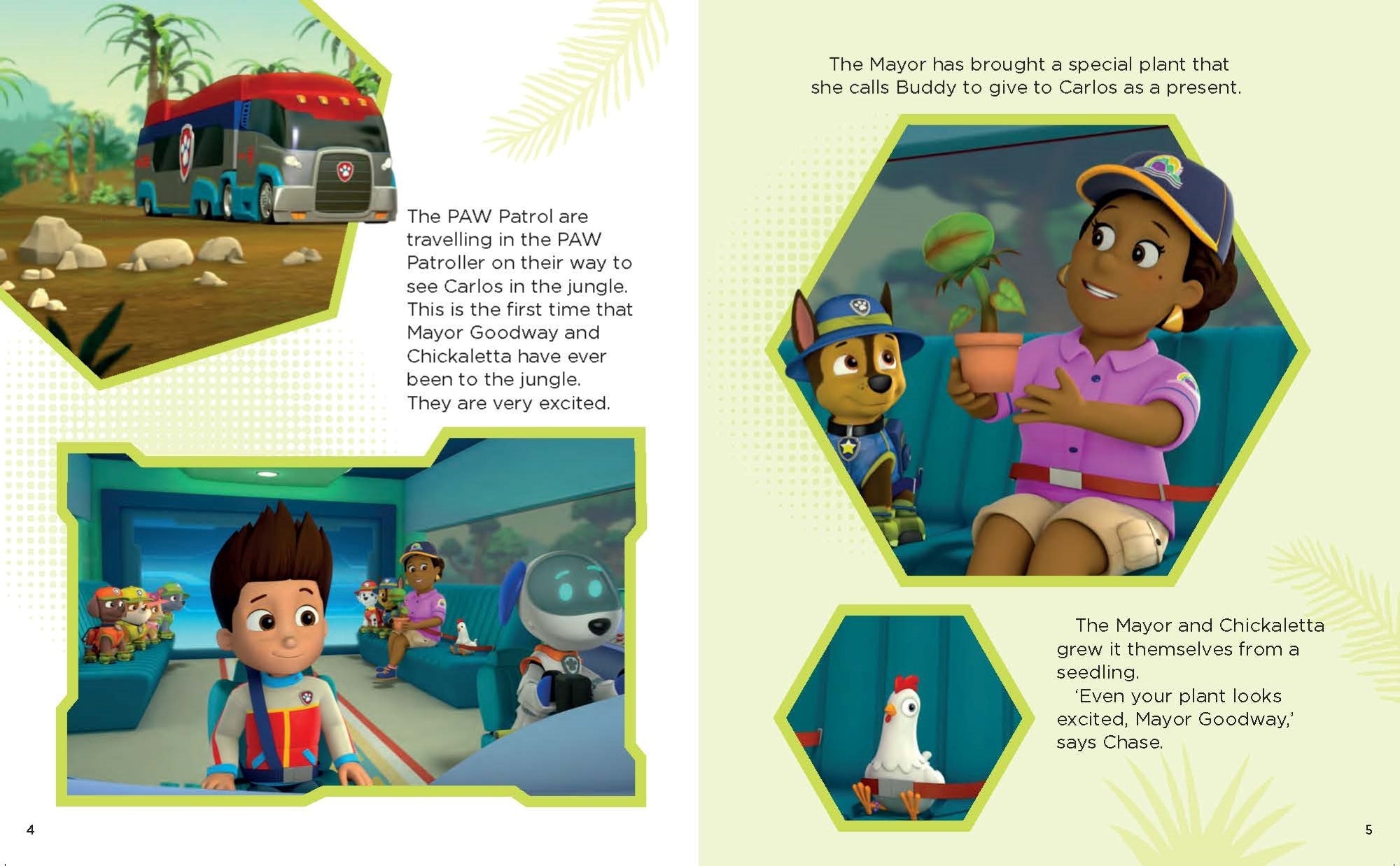 PAW Patrol - Collect-Me Book - Pups Save a Giant Plant — inside page 2