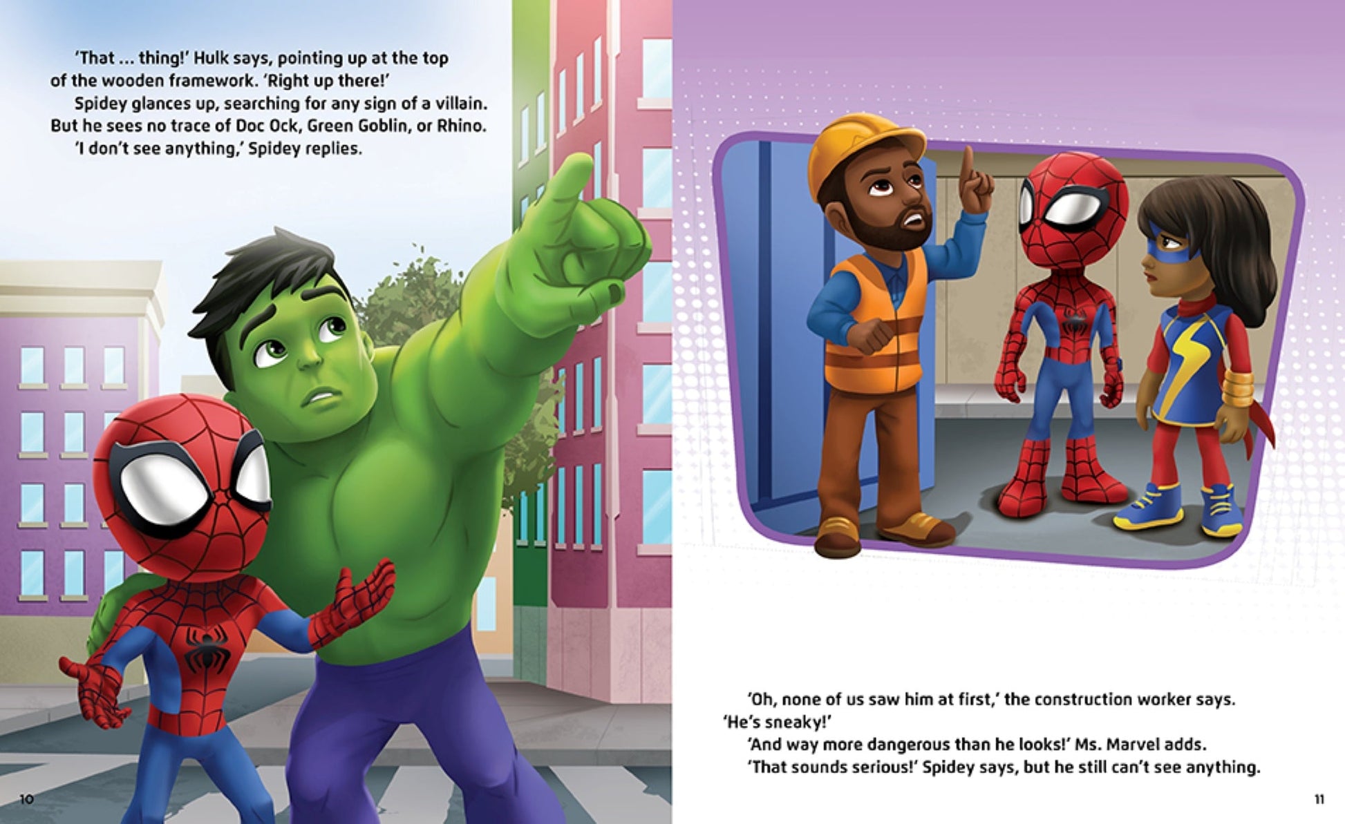 Spidey and His Amazing Friends - Collect-Me Book - Construction Destruction — inside page 6