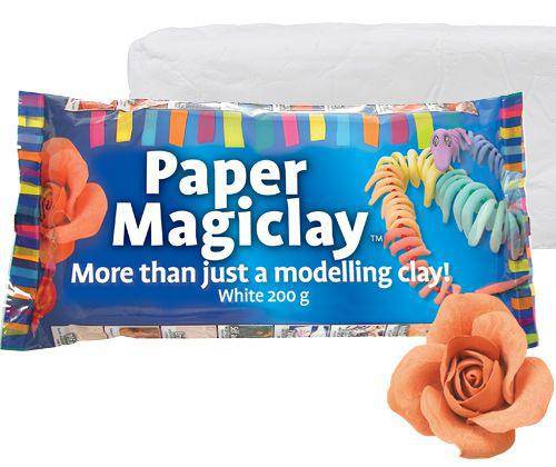 Paper Magiclay - 200g (Flat Pack): White