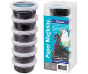 Paper Magiclay - 240g: Black (Pack of 6)